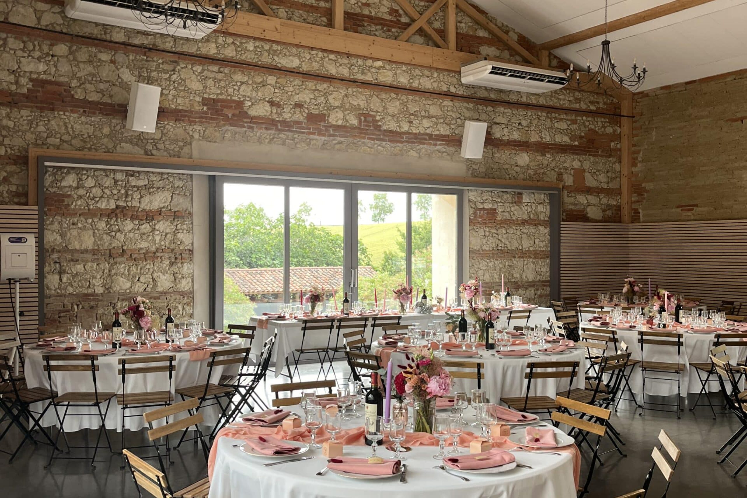 Salle de réception mariage le Grand Ségur au Domaine de Gailhaguet